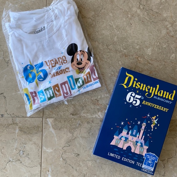 Disneyland 65th Anniversary Unisex T-shirt size L - Picture 1 of 8